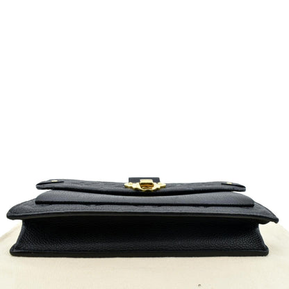 LOUIS VUITTON Vavin Monogram Empreinte Chain Shoulder Bag Black