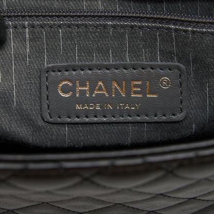 Chanel Westminster Shoulder Bag Lambskin Black L