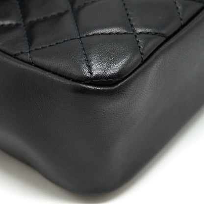Chanel Westminster Shoulder Bag Lambskin Black L