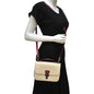 LOUIS VUITTON Cherrywood BB Patent Calfskin Leather Shoulder Bag Creme