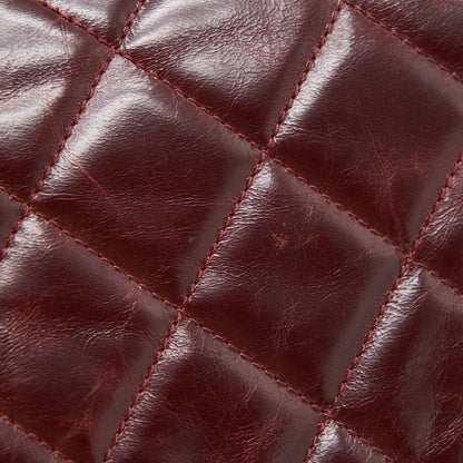 Chanel Quilted Shoulder Flap Bag Lambskin Red