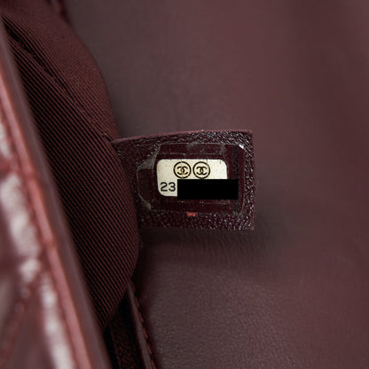Chanel Quilted Shoulder Flap Bag Lambskin Red