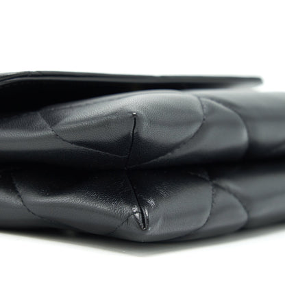 Chanel 19 Clutch lambskin black