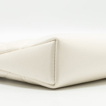 Chanel Mini 31 Clutch with  Chain Shiny Calfskin White L (Microchip)