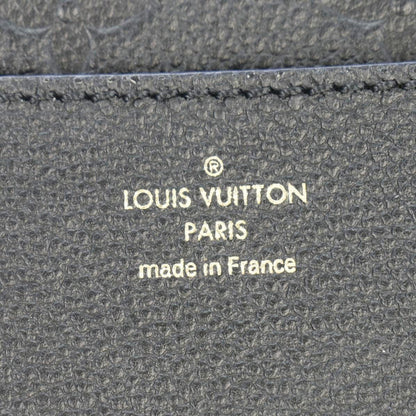 LOUIS VUITTON Blanche MM Empreinte Leather Shoulder Bag Black