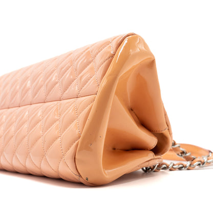 Chanel Shoulder Bag Patent Leather Pink