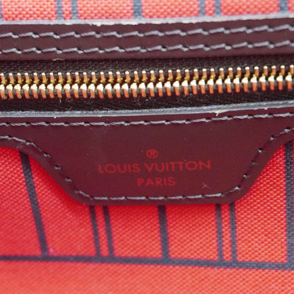 LOUIS VUITTON  Neverfull MM Damier Ebene Shoulder Bag Brown