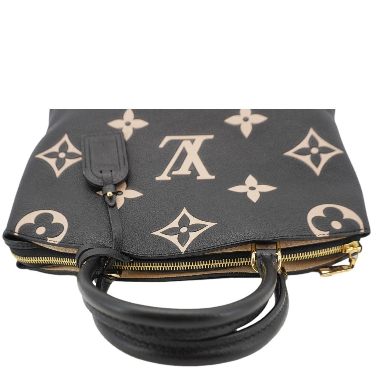 LOUIS VUITTON Grand Palais MM Monogram Empreinte Leather Shoulder Bag Bicolor