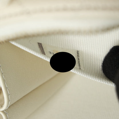 Chanel clutch with chain Caviar white L