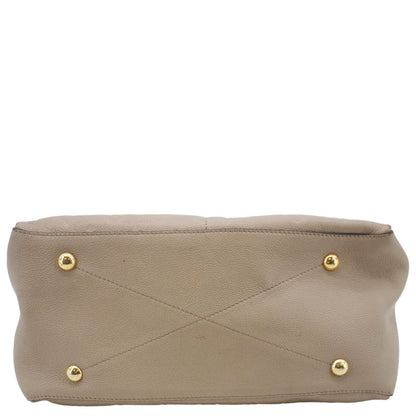 LOUIS VUITTON Maida Monogram Empreinte Leather Hobo Shoulder Bag Dune
