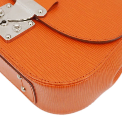 LOUIS VUITTON Eden Epi Leather Top Handle Shoulder Bag Orange