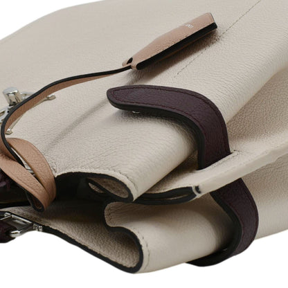 LOUIS VUITTON Lockme Day Leather Shoulder Bag Creme