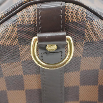 LOUIS VUITTON Speedy 30 Bandouliere Damier Ebene Shoulder Bag Brown