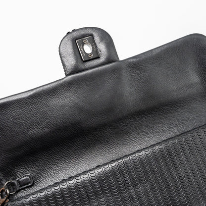 Chanel Flap Clutch Lambskin Black with Black Hardware