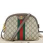 GUCCI Ophidia Small Rounded Top GG Supreme Canvas Shoulder Bag Beige 499621