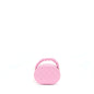 Chanel 22S Top Handle Mini Round Vanity Clutch Lambskin Pink L