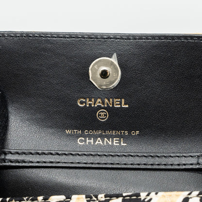 Chanel Mini Clutch With Chains Fabric Multicolour L(microchip)