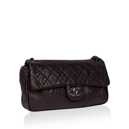 Chanel Distressed Calfskin Shoulder Bag