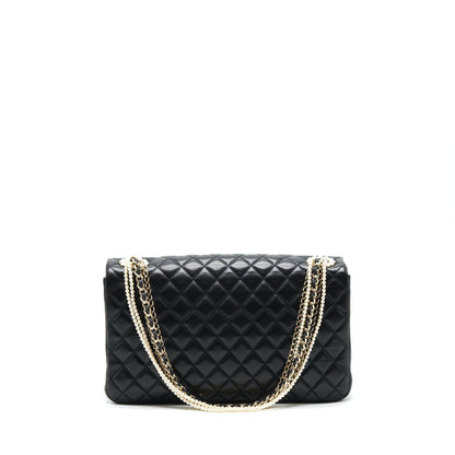 Chanel Westminster Pearl Shoulder Bag Lambskin Black