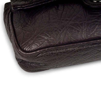 Chanel Distressed Calfskin Shoulder Bag