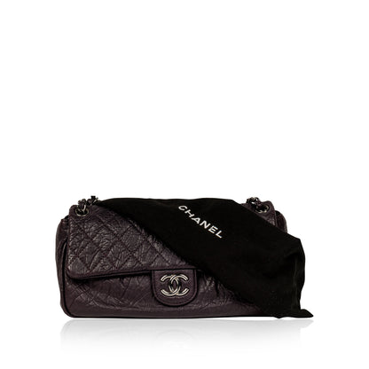 Chanel Distressed Calfskin Shoulder Bag