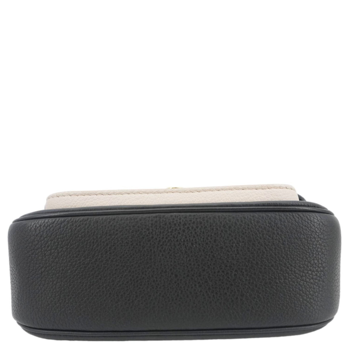 LOUIS VUITTON Lockme Tender Grained Calfskin Leather Shoulder Bag Black