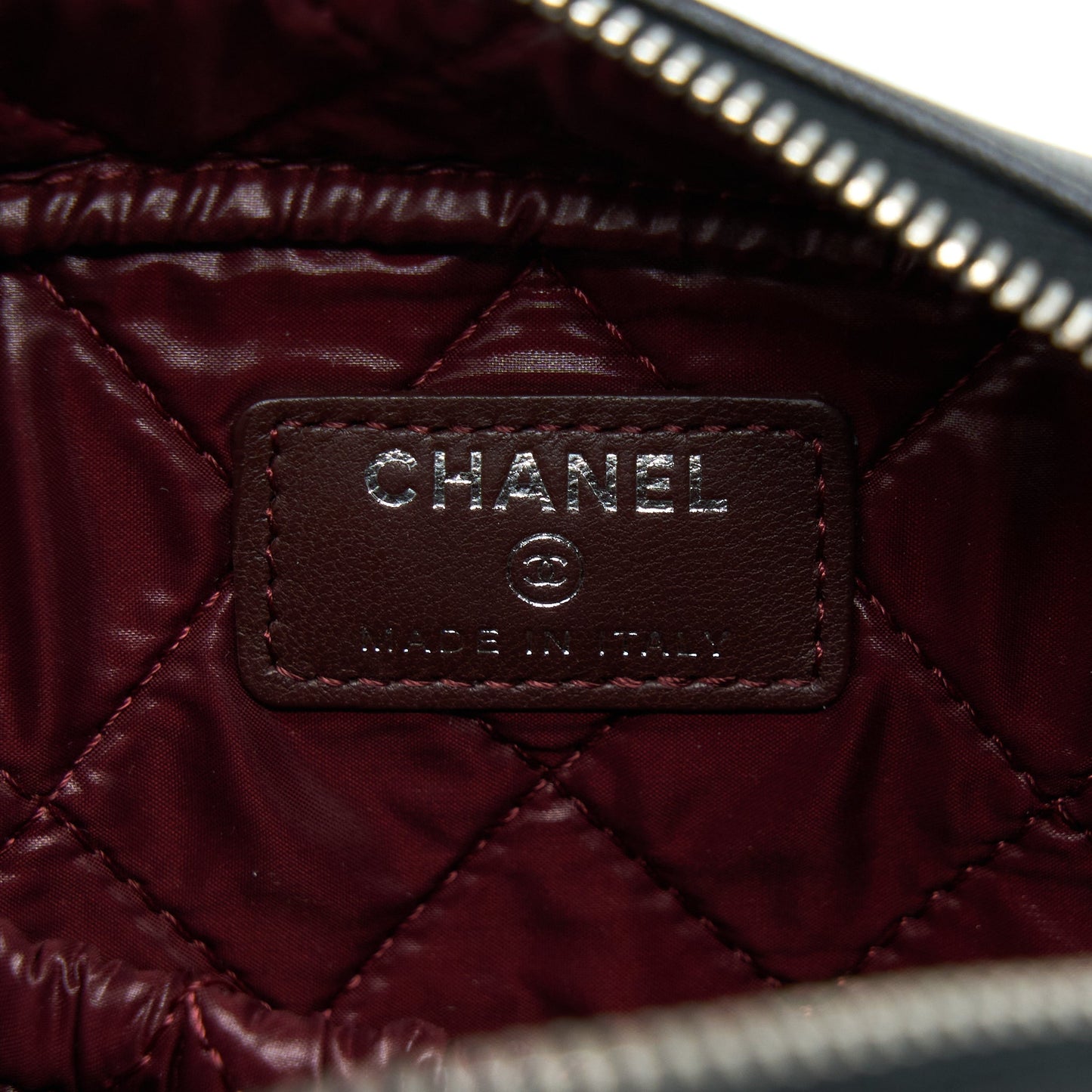 Chanel Camera Clutch Lambskin Black