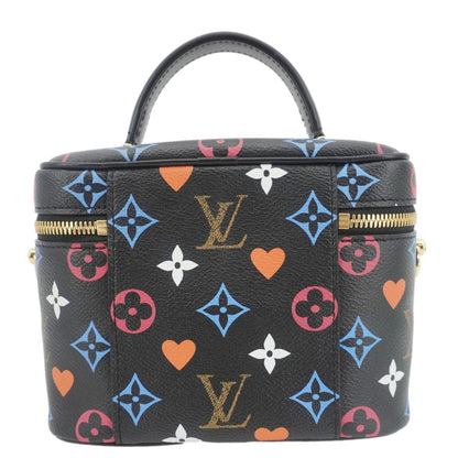 LOUIS VUITTON Game On Vanity PM Monogram Canvas Shoulder Bag Black