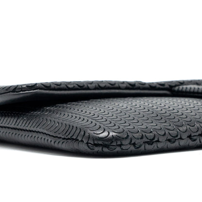 Chanel Flap Clutch Lambskin Black with Black Hardware