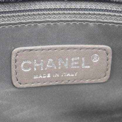 CHANEL Pocket in The City Caviar Leather Shoulder Bag Black