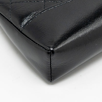 Chanel 24c Mini 31 Clutch With Chain Shiny Calfskin Black L (Microchip)