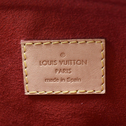 LOUIS VUITTON Pallas MM Monogram Canvas Shoulder Bag Brown