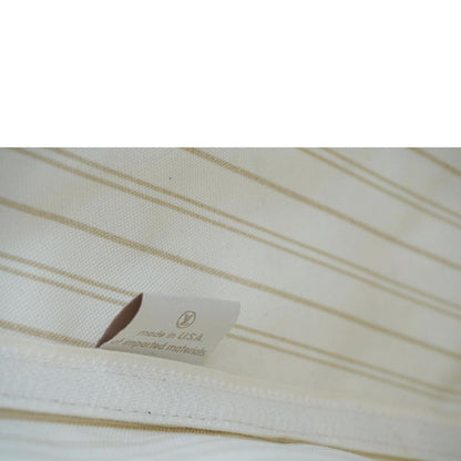 LOUIS VUITTON Neverfull MM Damier Azur Tote Shoulder Bag White