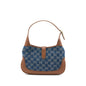 Gucci Jackie 1961 Small Shoulder Bag Denim/Leather Blue/Brown