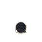Chanel Round Clutch with Chain Black Brushed