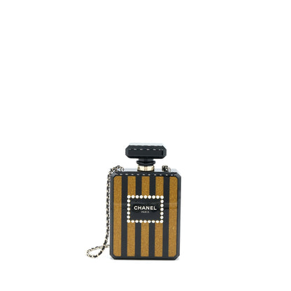 Chanel 17a Perfume Bottle Clutch Evening Bag L