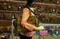 Fendi Pecan Canvas Leather Black/Brown Shoulder Bag
