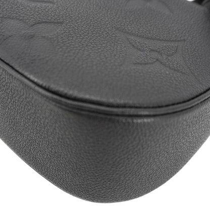 LOUIS VUITTON Bagatelle Monogram Empreinte Shoulder Bag Black