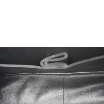 CHANEL Classic Double Flap Quilted Patent Leather Shoulder Bag Dark Green