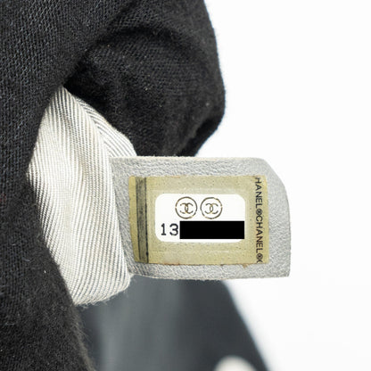 Chanel quilted flap shoulder bag nylon black