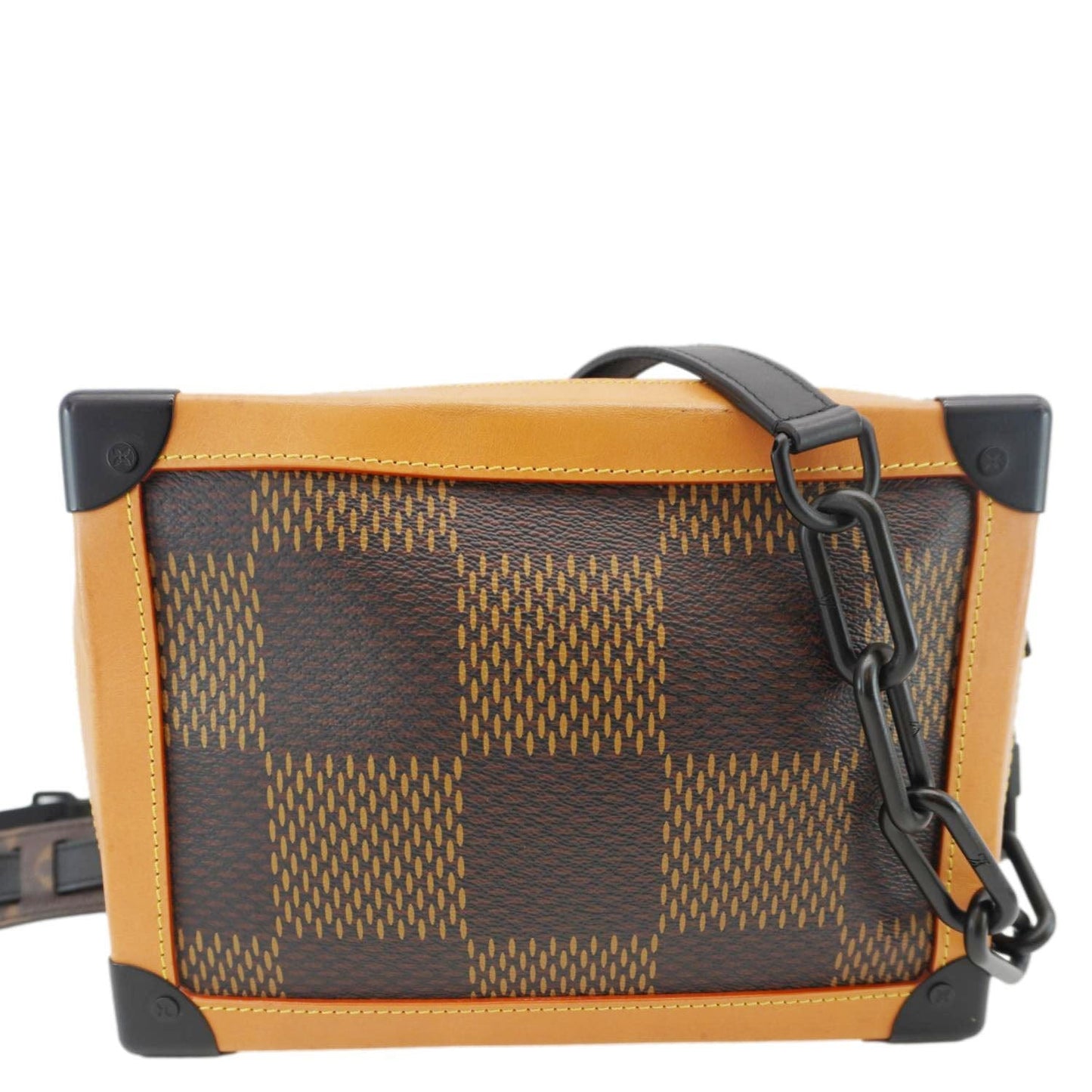 LOUIS VUITTON X NIGO Soft Trunk Giant Damier Ebene Monogram Shoulder Bag Brown