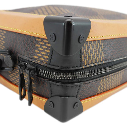 LOUIS VUITTON X NIGO Soft Trunk Giant Damier Ebene Monogram Shoulder Bag Brown