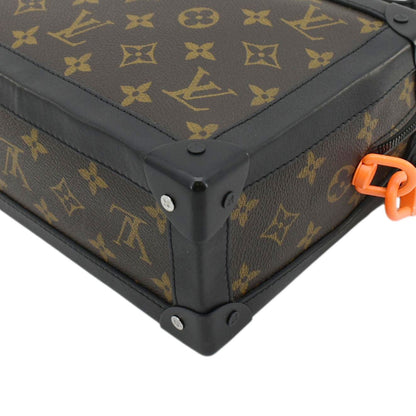 LOUIS VUITTON Solar Ray Soft Trunk Monogram Canvas Shoulder Bag Brown