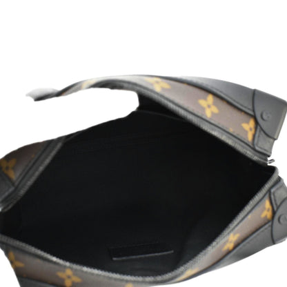 LOUIS VUITTON Solar Ray Soft Trunk Monogram Canvas Shoulder Bag Brown