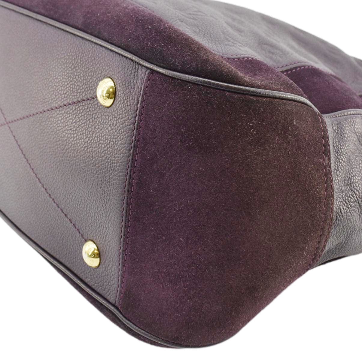 LOUIS VUITTON Audacieuse MM Empreinte Leather Shoulder Bag Terre