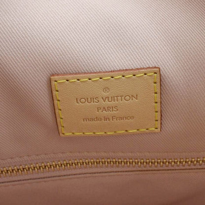 LOUIS VUITTON Graceful PM Damier Azur Shoulder Bag Rose Ballerine