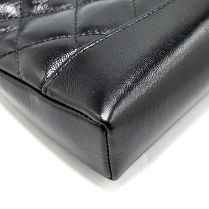 Chanel mini 31 Clutch with Chain Shiny Calfskin Black L (Microchip)