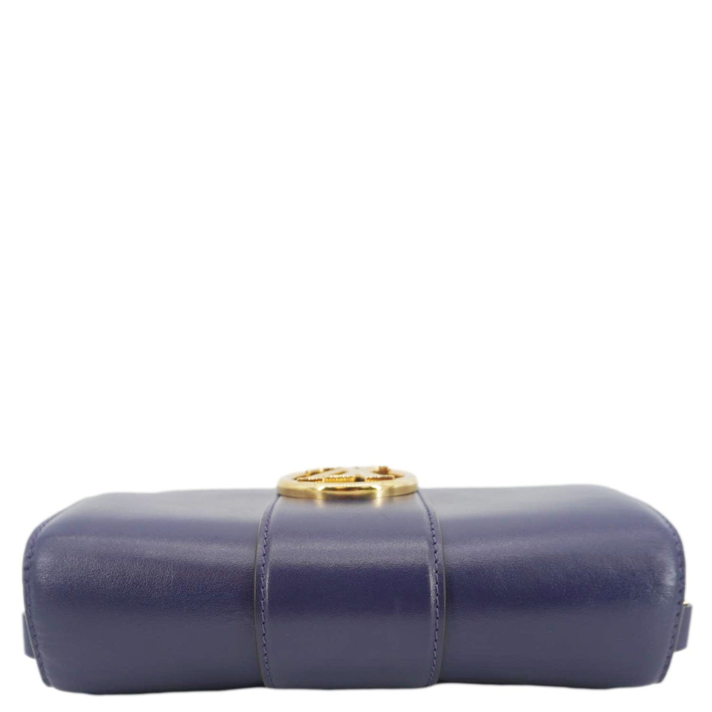 LOUIS VUITTON LV Pont 9 Calfskin Leather Shoulder Bag Navy Blue