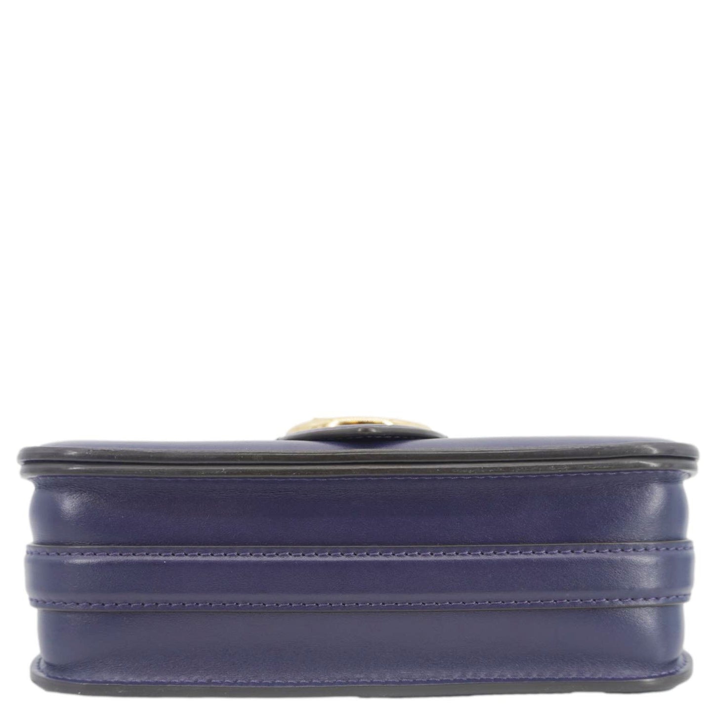 LOUIS VUITTON LV Pont 9 Calfskin Leather Shoulder Bag Navy Blue