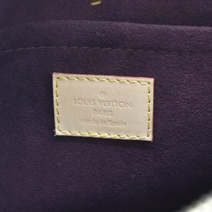 LOUIS VUITTON Montaigne BB Monogram Canvas Shoulder Bag Brown